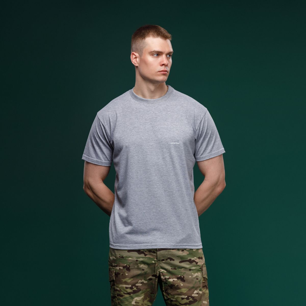 Набір футболок Basic Ukrarmor Military T-shirt. Матеріал Cottone/Elastane, сірий S - зображення 2