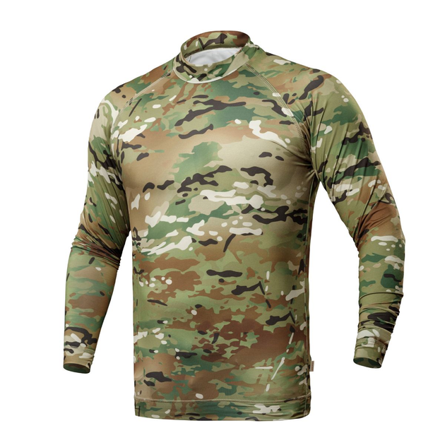 Рашгард тактичний Raptor Ukrarmor Rashguard Multicam. Slim fit, polyester M - зображення 1