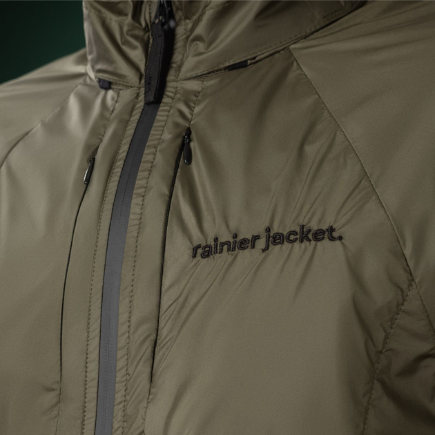 Водонепроникна куртка ветровка Ukrarmor Rainier Jacket, ranger green. Поліестер, waterproof M - зображення 2