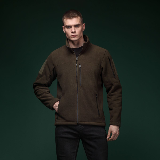 Флісова кофта Ukrarmor Patrol Pullover Fleece Ranger green. Поліестер, windproof M - зображення 2