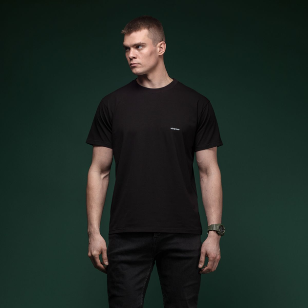 Комплект футболок Basic Ukrarmor Military T-shirt. Материал Cottone/Elastane, черный M - изображение 2