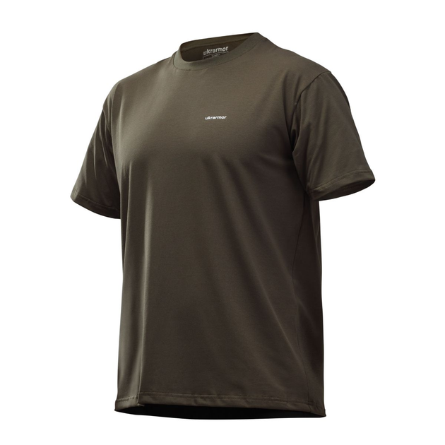 Футболка Basic Military Ukrarmor T-shirt. Cotton and Elastane, олива L - зображення 1