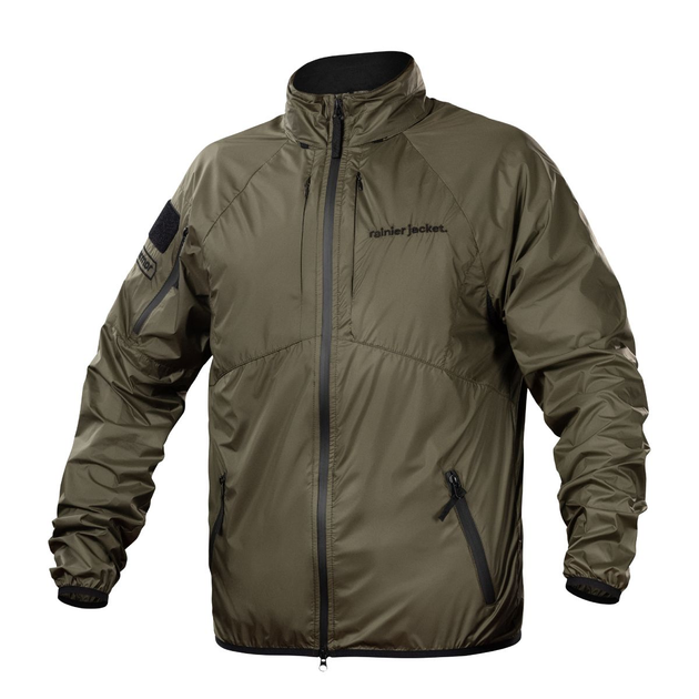 Водонепроницаемая куртка ветровка Ukrarmor Rainier Jacket, ranger green. Polyester, waterproof S - изображение 1