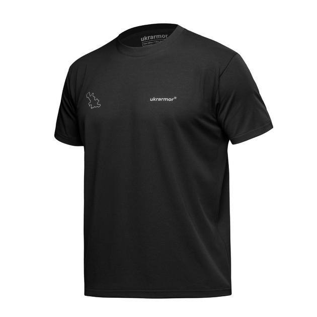 Футболка Basic Military Ukrarmor T-Shirt. Авдеевка. Топографическая карта. Черный L - изображение 1