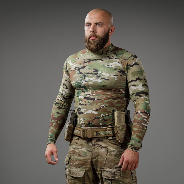 Рашгард тактичний Raptor Ukrarmor Rashguard Multicam. Slim fit, polyester XL - зображення 2