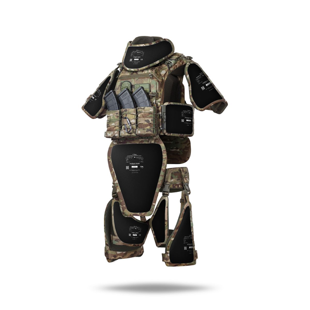 Бронекостюм TAG Pro Ukrarmor Level II (Tactical Armored Gear). Клас захисту – 2. Мультикам Універсальний M-XXL (регулюється ззаду та на плечах) - зображення 2