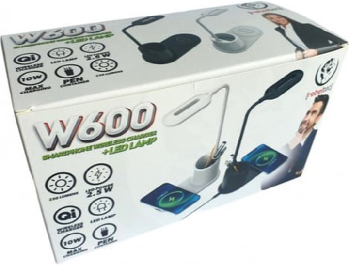 Lampka biurkowa Rebeltec W600 czarna (RBLAKT00012) - obraz 4
