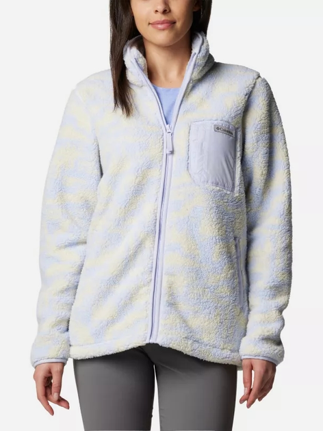 Акція на Толстовка на блискавці без капюшона жіноча Columbia West Bend Print Full Zip II 2085851581 M Різнокольорова від Rozetka