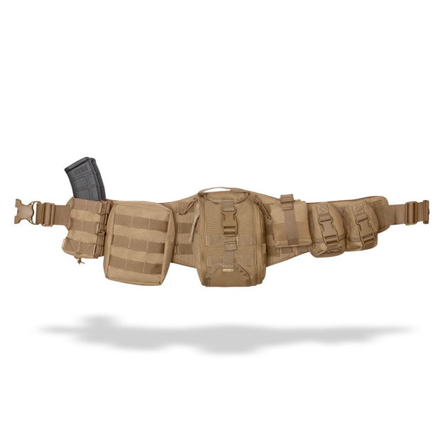 Комплект Modular Battle Ukrarmor Belt L\XL без балістичного захисту. Пояс з обважуванням. Койот L/XL - зображення 1