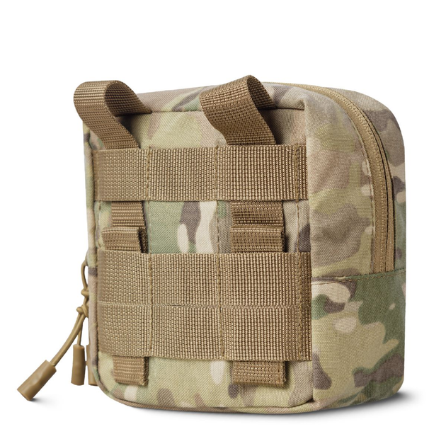 Подсумок утилитарный S. Ukrarmor Крепление Molle. Cordura 500D. Мультикам. - изображение 2