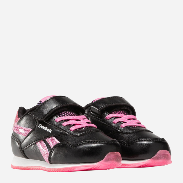 Дитячі кросівки для дівчинки Reebok Royal Cl Jog 100075178 25.5 Чорні (1200143262320) - зображення 2