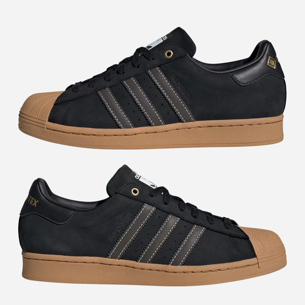 Sneakersy męskie do kostki adidas Originals Superstar Gore-Tex IF6161 44.5 Czarne (4066764523069) - obraz 2