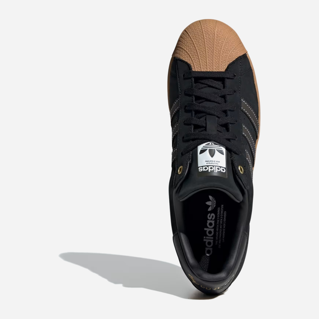 Чоловічі кеди низькі adidas Originals Superstar Gore-Tex IF6161 44.5 Чорні (4066764523069) - зображення 6