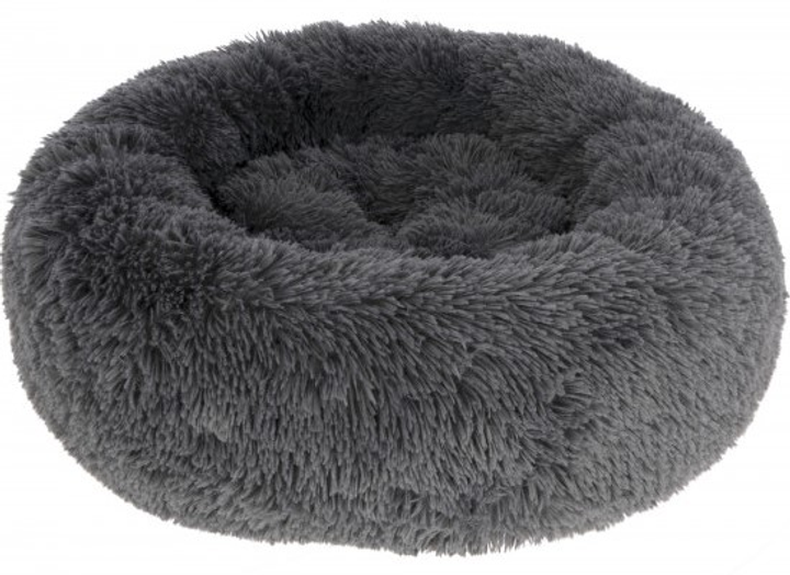 Legowisko dla psa Kerbl Fluffy 19 x 76 cm Ciemnoszare (4018653143209) - obraz 1