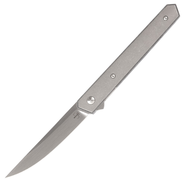 Ніж складань Boker Plus Kwaiken Air Titanium (довжина 213 мм, лезо 90 мм), сірий - зображення 1