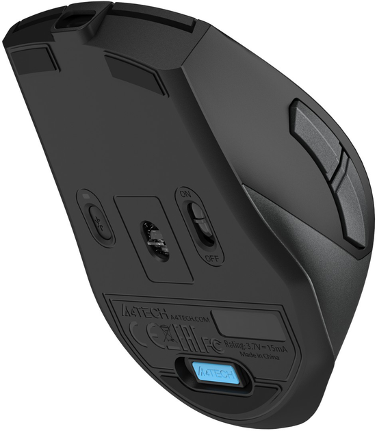 Мышь A4Tech Air2 FB45CS Wireless/Bluetooth Stone Grey (4711421999304) - изображение 3