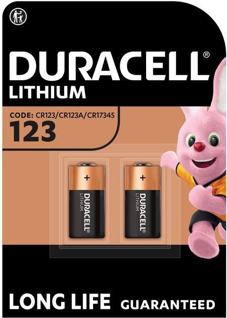 Літієва батарейка Duracell Ultra High Power 123 3 В CR123 / CR123A ...