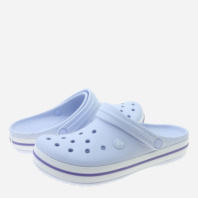 Женские кроксы Crocs Crocband 11016-5AF 37-38 (M5/W7) 23 см Голубые ...