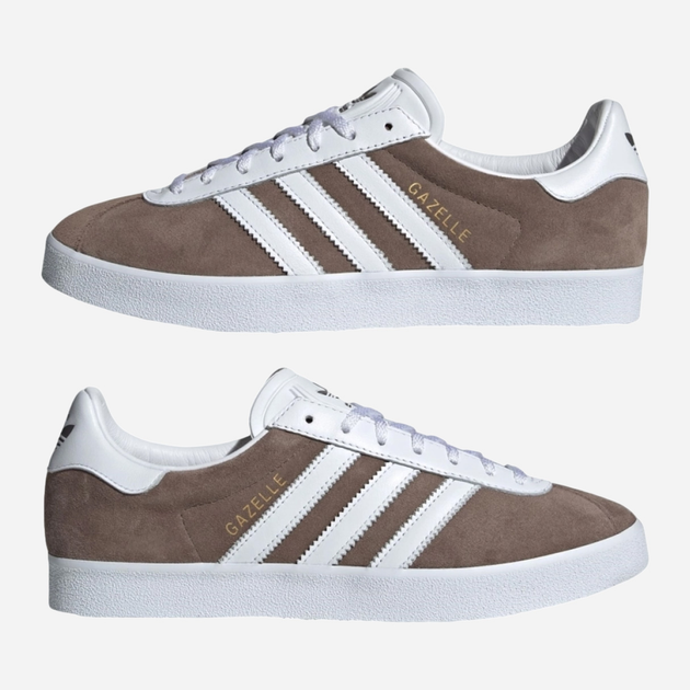 Чоловічі кеди низькі adidas Originals Gazelle 85 IG6220 42.5 Коричневі (4066765022271) - зображення 4
