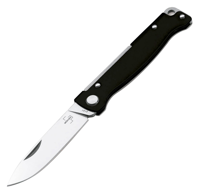 Ніж складаний Boker Plus Atlas (довжина 164 мм, лезо 67 мм), чорний - изображение 1