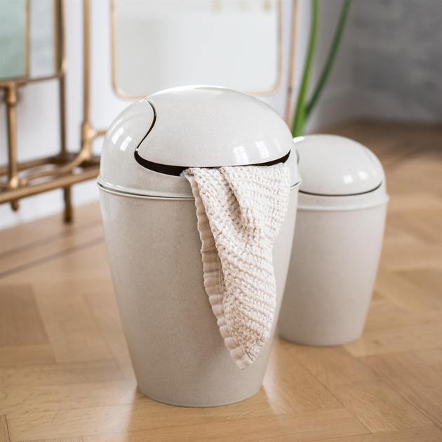 Kosz na śmieci Koziol Del M z recyklingu pustynia-piasek 12 l (4002942535660) - obraz 3