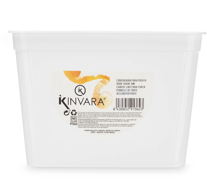 Кошик на дверях Kinvara для лушпиння та біовідходів 4 л (8430852913623) - зображення 3