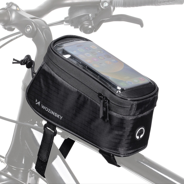 Тримач-сумка для велосипеда Wozinsky WBB2BK 6.5" Black (7426825361677) - зображення 7