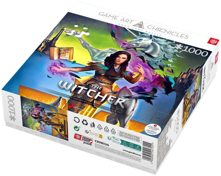 Пазл GOOD LOOT Game Art Chronicles The Witcher Yennefer & Salvador Dali 1000 елементів (5908305247555) - зображення 4