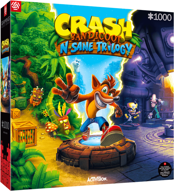 Пазл GOOD LOOT Gaming Crash Bandicoot N. Sane Trilogy 1000 елементів (5908305247920) - зображення 1