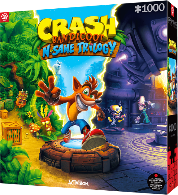 Пазл GOOD LOOT Gaming Crash Bandicoot N. Sane Trilogy 1000 елементів (5908305247920) - зображення 2