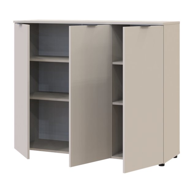 Комод Doros Рон 6 3 фасади Кашемір 120х38х100 см (41516048) - зображення 4