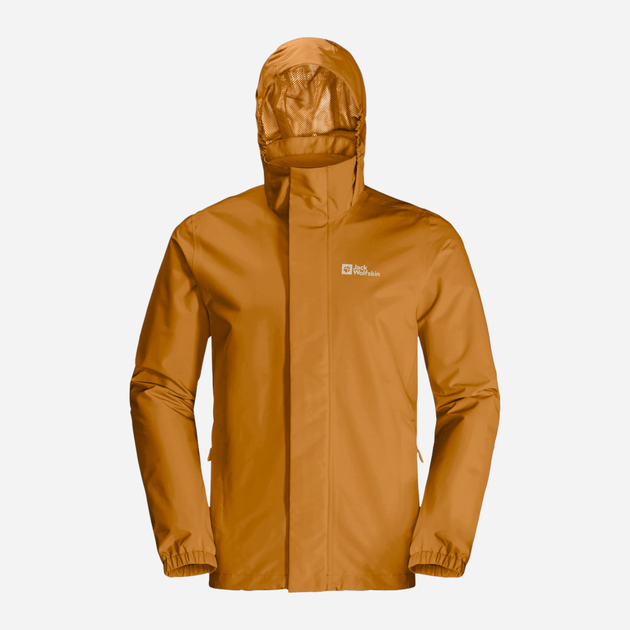 Вітровка чоловіча Jack Wolfskin Stormy Point 2L Jkt M 1111142_M0043 XL Помаранчева (4064886342582) - зображення 2