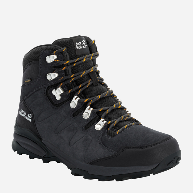 Buty trekkingowe męskie Jack Wolfskin Refugio Texapore Mid M 4049841_6357 45 Ciemnoszare (4060477907987) - obraz 2