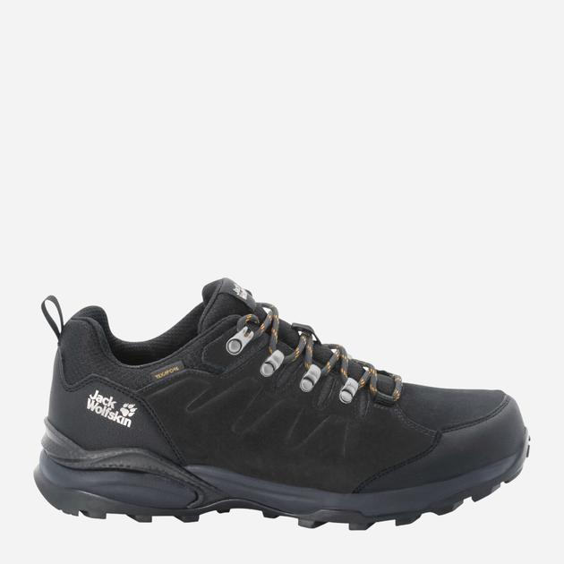 Buty sportowe trekkingowe męskie z membraną Jack Wolfskin Refugio Texapore Low M 4049851_6357 41 Ciemnoszare (4060477908526) - obraz 1