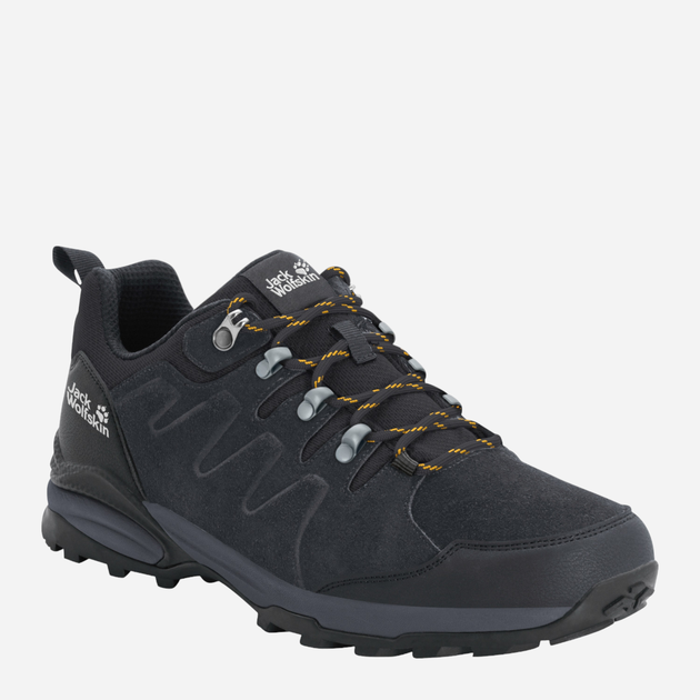 Buty sportowe trekkingowe męskie z membraną Jack Wolfskin Refugio Texapore Low M 4049851_6357 40 Ciemnoszare (4060477908502) - obraz 2