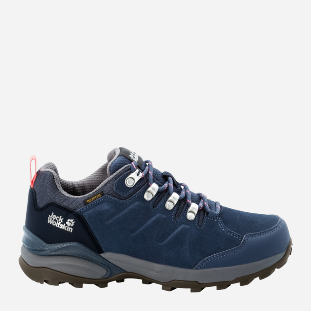 Жіночі кросівки для треккінгу з мембраною Jack Wolfskin Refugio Texapore Low W 4050821_1199 37.5 Сині (4060477908663) - зображення 1