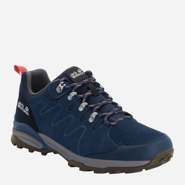 Buty sportowe trekkingowe damskie z membraną Jack Wolfskin Refugio Texapore Low W 4050821_1199 40 Granatowe (4060477908700) - obraz 2