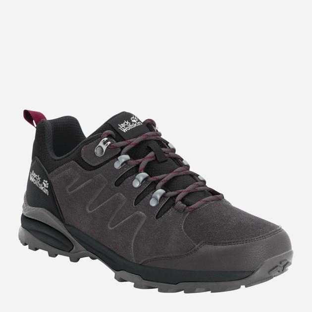 Buty sportowe trekkingowe damskie z membraną Jack Wolfskin Refugio Texapore Low W 4050821_6157 37.5 Ciemnoszare (4060477908908) - obraz 2