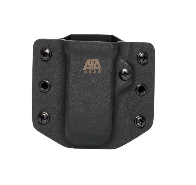 Паучер модель Pouch ver.1 для зброї Glock - 17 / 22 колір Black правша/лівша, Black - зображення 1