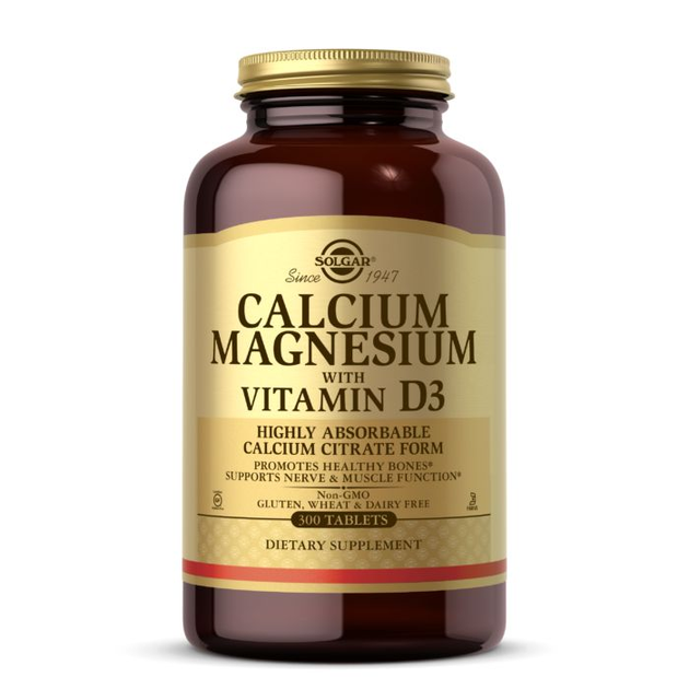 Витамины и минералы Calcium Magnesium with Vitamin D3, 300 таблеток ...