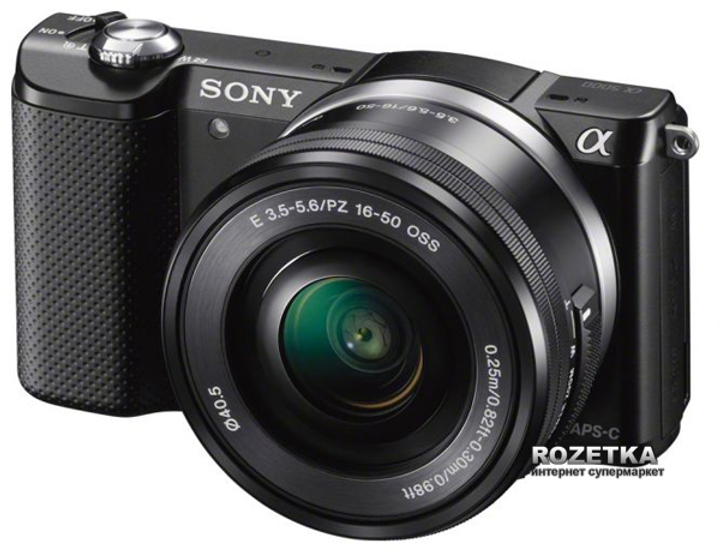 Фотоаппарат Sony Alpha 5000 16-50mm Kit Black (ILCE5000LB