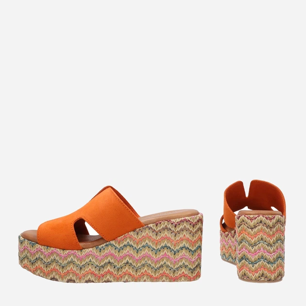 Жіночі шльопанці Venezia 3476 CAM 37 24.2 см Помаранчеві (5906140458853) - зображення 4