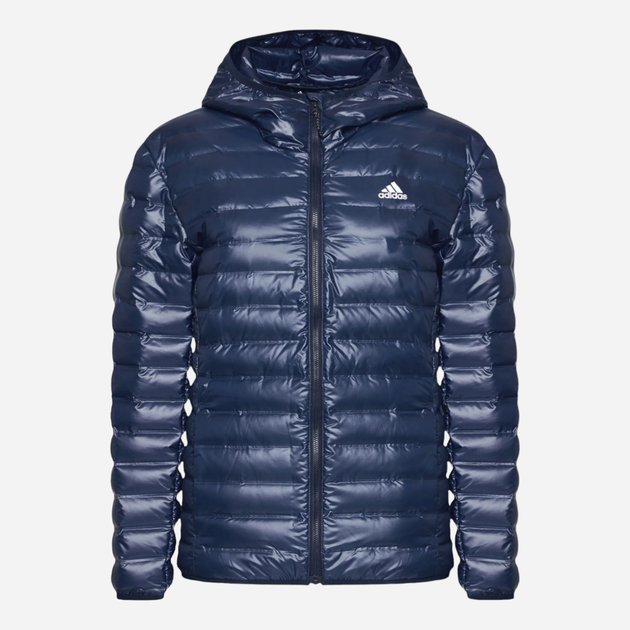 Пуховик зимовий короткий чоловічий Adidas Varilite Ho Jkt DX0785 S Темно-синій (4059808413822) - зображення 4