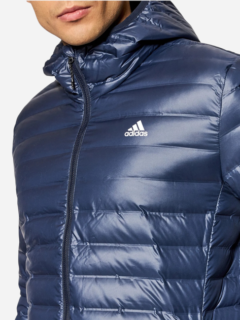 Пуховик зимовий короткий чоловічий Adidas Varilite Ho Jkt DX0785 S Темно-синій (4059808413822) - зображення 6