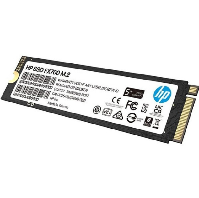Твердотільний накопичувач SSD HP FX700 512GB M.2 PCIe 4.0 x4 NVMe 2.0 2280 TLC 3D V-NAND (8U2N1AA#) - зображення 2