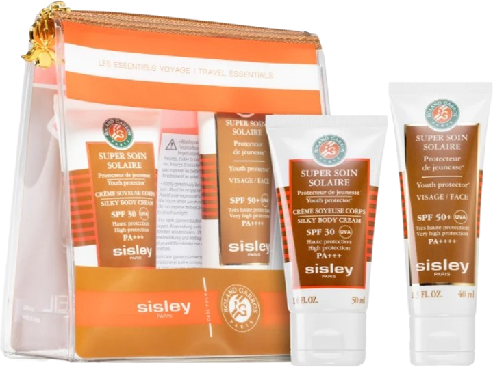 Набір Sisley Travel Essentials Сонцезахисний крем для тіла Spf 30 50 мл + Сонцезахисний крем для обличчя Spf 50+ 40 мл (3473311682314) - зображення 1