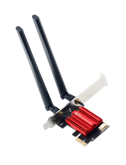 Двухдиапазонный адаптер Wi-Fi 5 2.4/5GHz 1200 Mbps с Bluetooth 4,0 поддержкой MU-MIMO интерфейсом PCI-E (477871-Prob) - Фото 1 Двухдиапазонный адаптер Wi-Fi 5 2.4/5GHz 1200 Mbps с Bluetooth 4,0 поддержкой MU-MIMO интерфейсом PCI-E (477871-Prob) - изображение 1