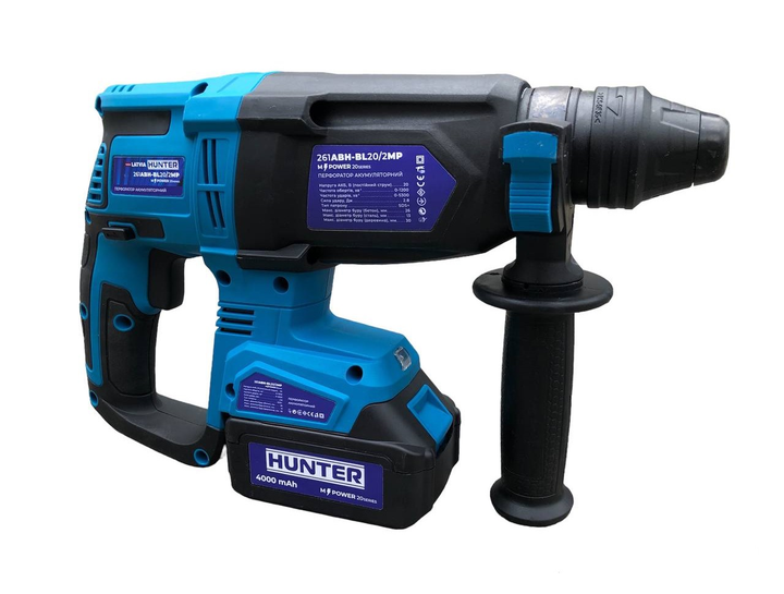 Аккумуляторный перфоратор HUNTER 261 ABH-BL 20/2 MP - изображение 9