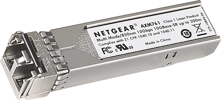 Набір 10 SFP модулів Netgear AXM761 10GBase-SR для багатомодового волокна 50/125 µm OM3/OM4 (AXM761P10-10000S) - зображення 3