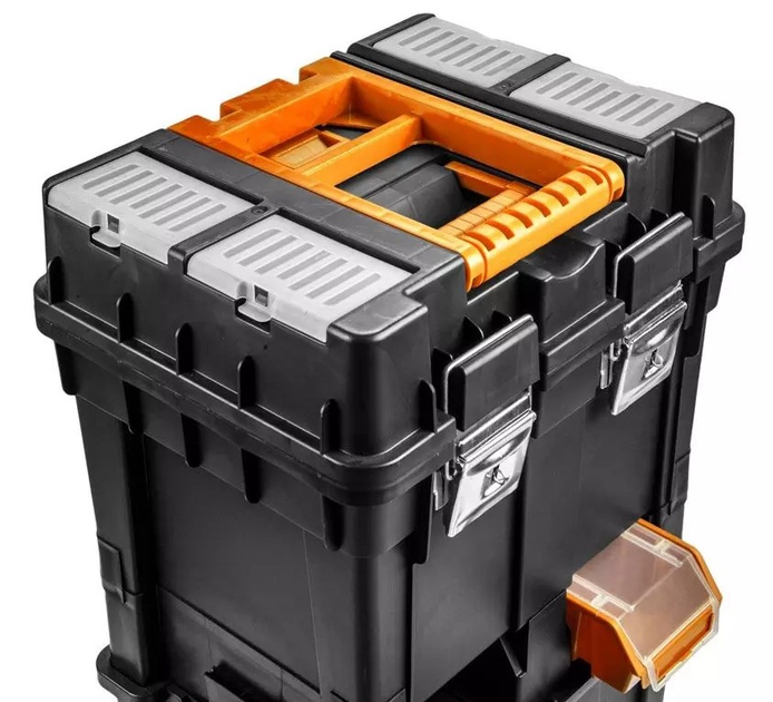 Ящик для інструмента NEO Tools HD Compact з колесами 40 x 40 x 70.5 см (5907558421682) - зображення 6